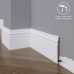 Маленькое фото Плинтус напольный под покраску 04-100-12 Madest Decor MDF (100х12х2400 мм)
