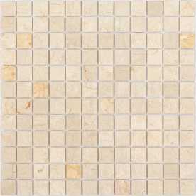 Мозаика из натурального камня Caramelle Pietrine Botticino POL 15х15 (305х305х4 мм)