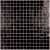 Мозаика стеклянная Bonaparte Simple Black (на бумаге) 20х20 (327х327х4 мм)