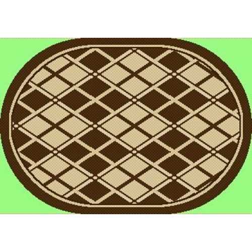 Фото Ковер Циновка  sz3985а3o-11 0,60*1,10 овал