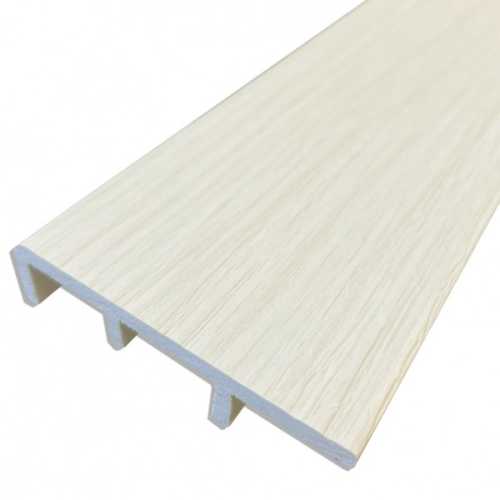 Фото Плинтус напольный Rico Concept 80 Лиственница белая RC80023, 80х20х2200 мм