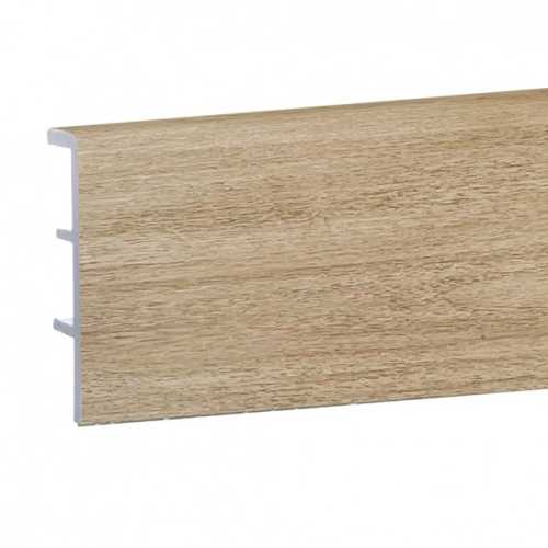 Фото Плинтус напольный Rico Concept 80 Бук Сонома RC80025, 80х20х2200 мм