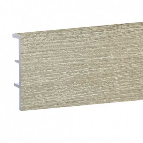 Фото Плинтус напольный Rico Concept 80 Тополь серебристый RC80126, 80х20х2200 мм