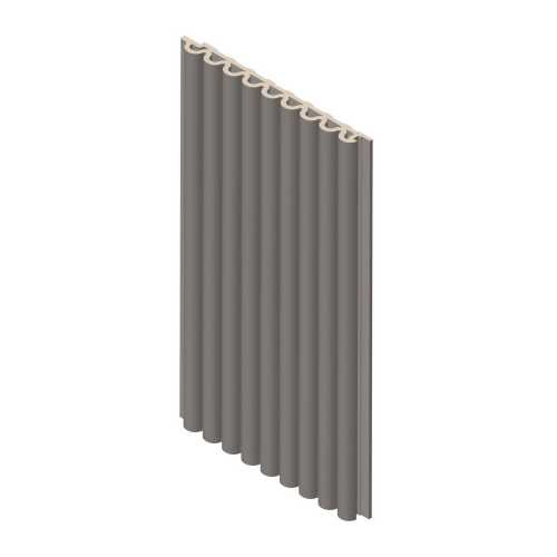 Фото Стеновая панель Ultrawood NEXT арт.WPC 001 DGR Темно-серый (2900х106х9,3 мм)
