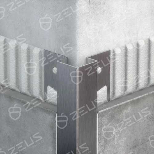 Фото Антивандальный профиль для керамической плитки ZCP 15/30, длина 2700 мм