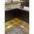 Плинтус нержавеющая сталь L образный ZPL 60 Золото (60х10х2500 мм)